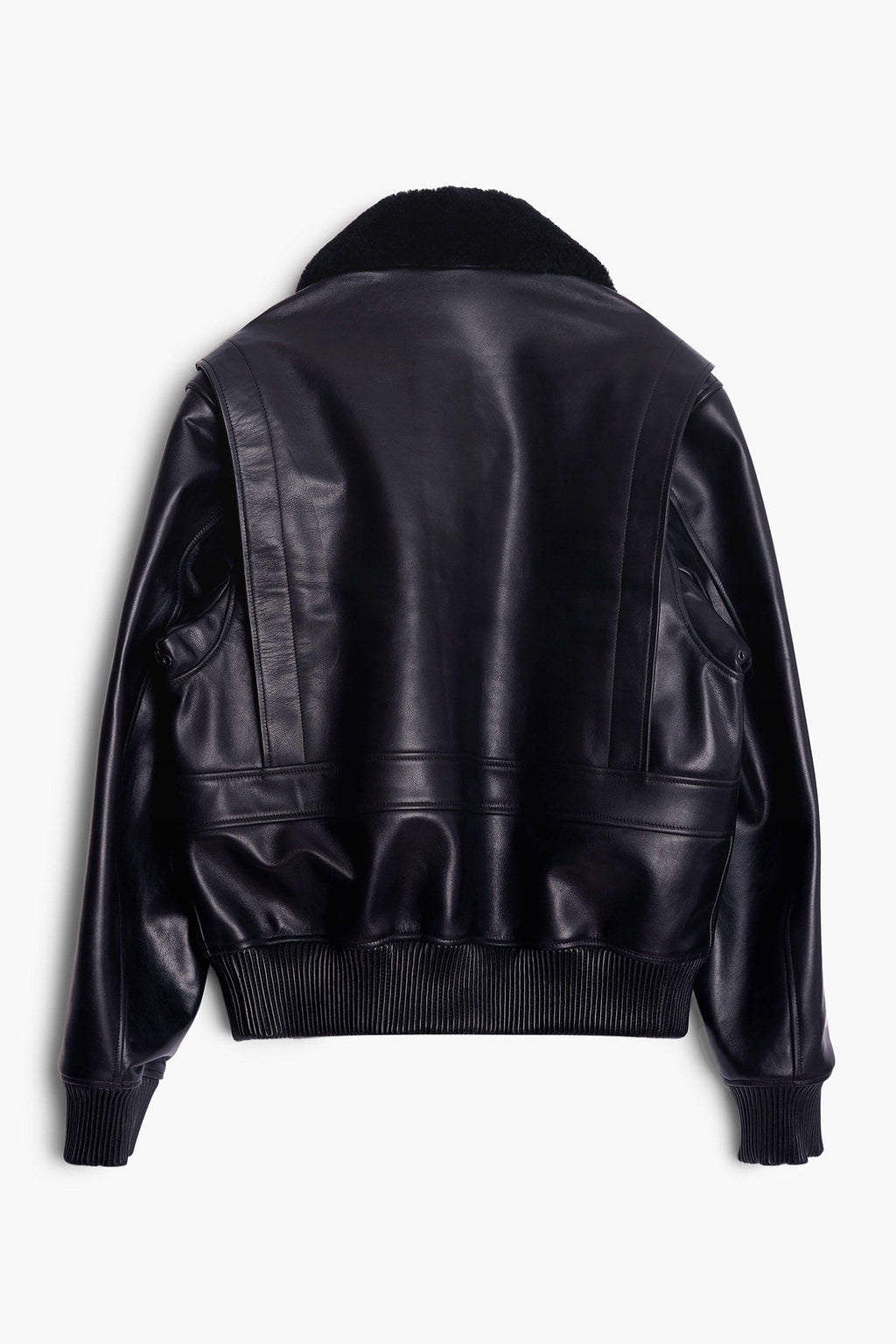 MUSEUM GARMENTS - Flight Jacket leather black