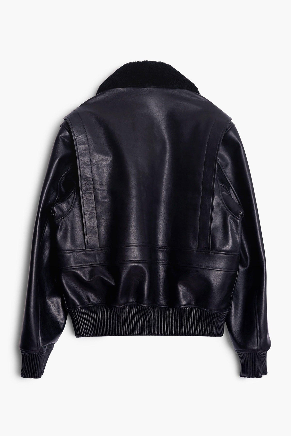 MUSEUM GARMENTS - Flight Jacket leather black