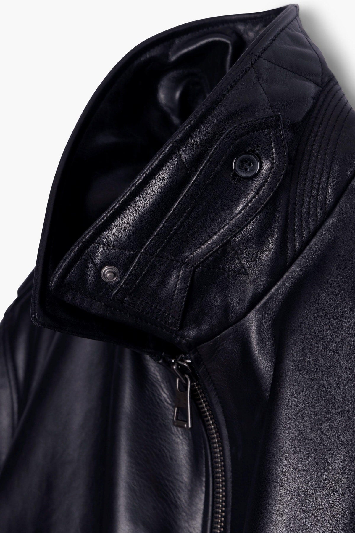 MUSEUM GARMENTS - Flight Jacket leather black