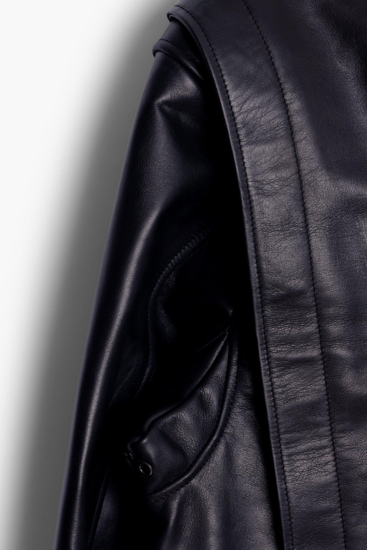 MUSEUM GARMENTS - Flight Jacket leather black