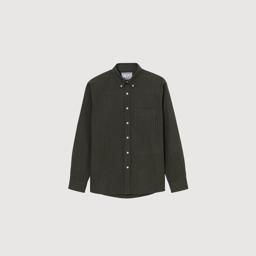 MUSEUM GARMENTS - Dad's shirt Dark Green/Green