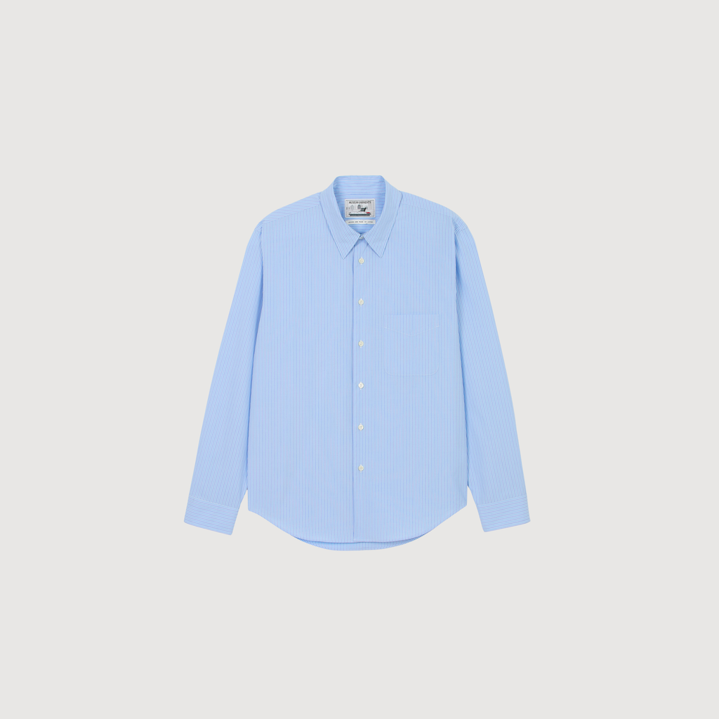 MUSEUM GARMENTS - Corporate shirt Blue/white