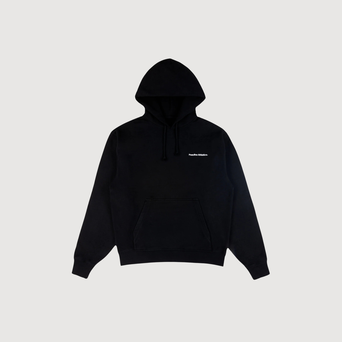 PEAUFINE ATHLETICS - Heavyweight hoodie black