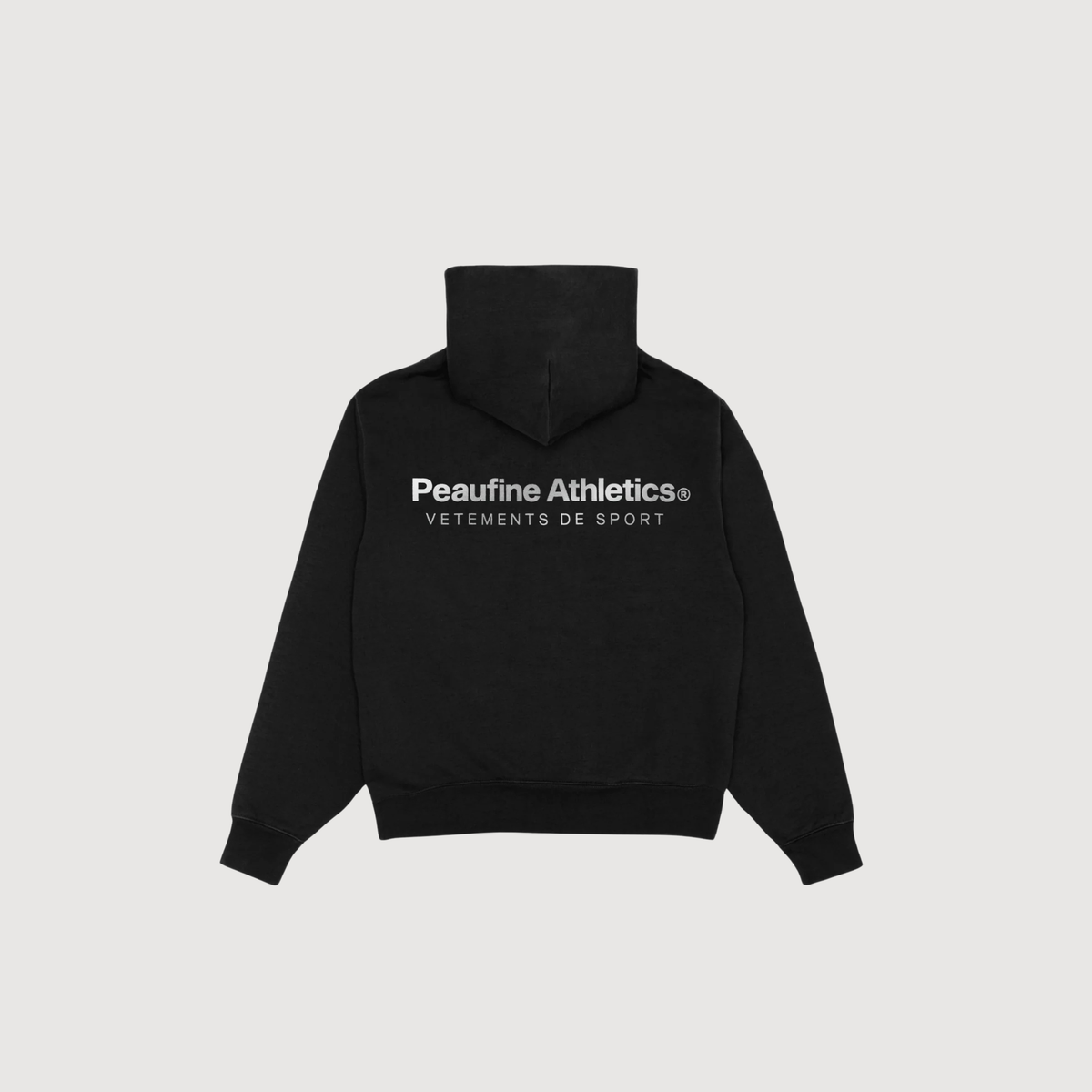 PEAUFINE ATHLETICS - Heavyweight hoodie black