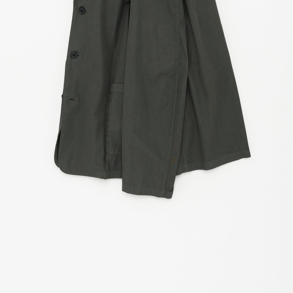 STILL BY HAND - Jacket garment dye 3B dark olive Jk2261os
