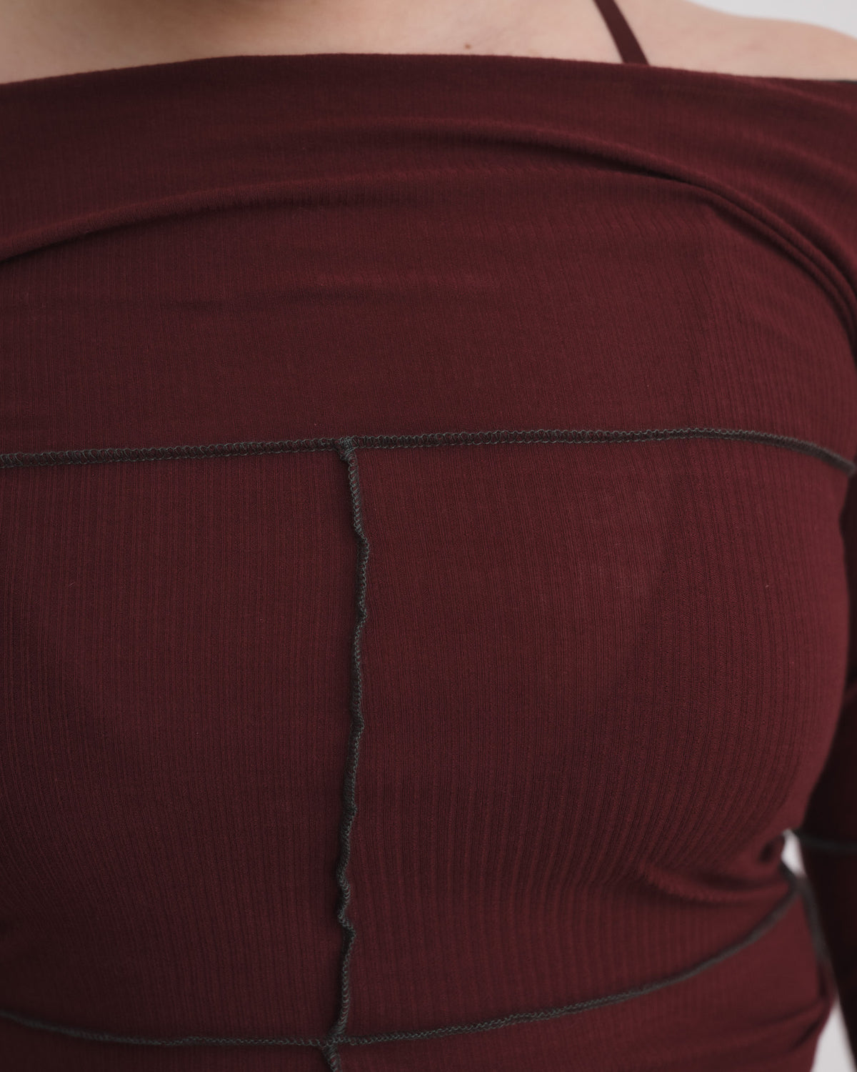 BASERANGE - Cinder longsleeve T Nara red