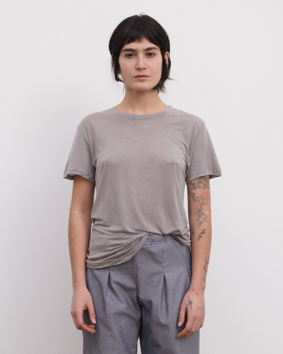 BASERANGE - T-shirt Gilda Grey