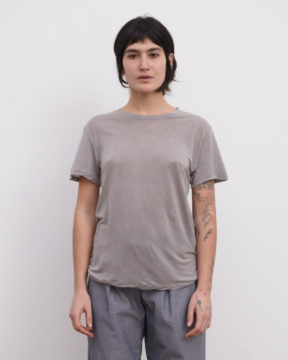 BASERANGE - T-shirt Gilda Grey