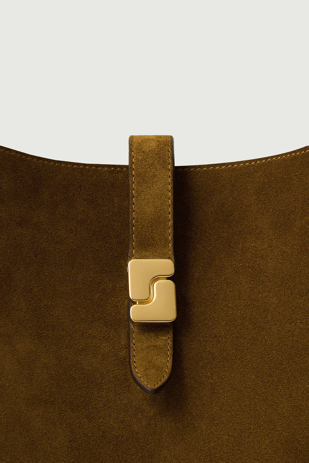 SOEUR - Sac bello en croute de cuir caramel